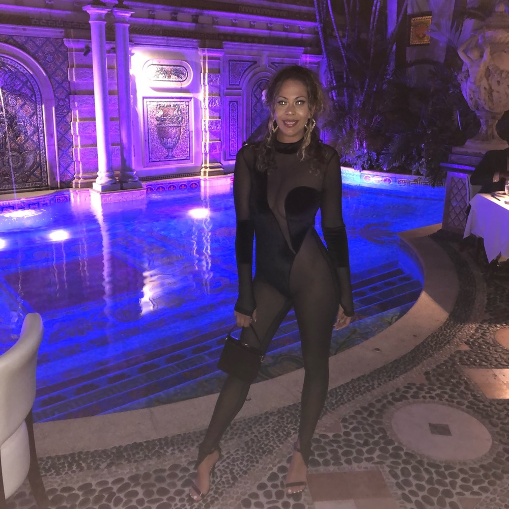 Mesh jumpsuit